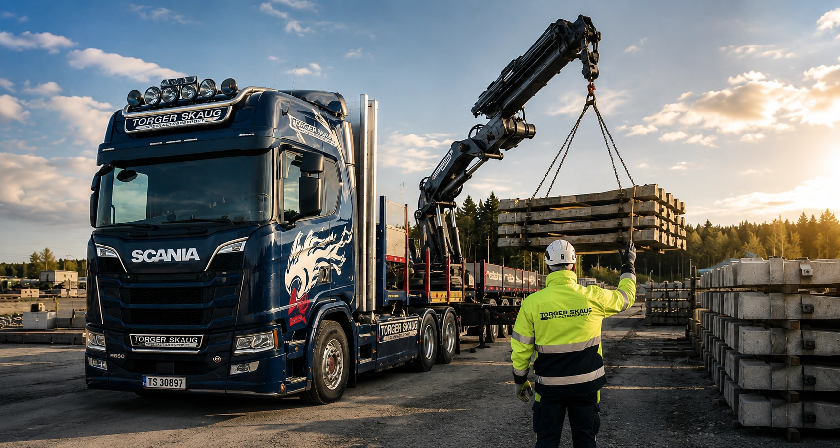 Transport av jernbanesviller